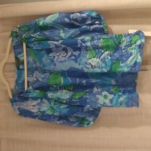 Ralph Lauren silk blouse size large floral pattern dead stock
